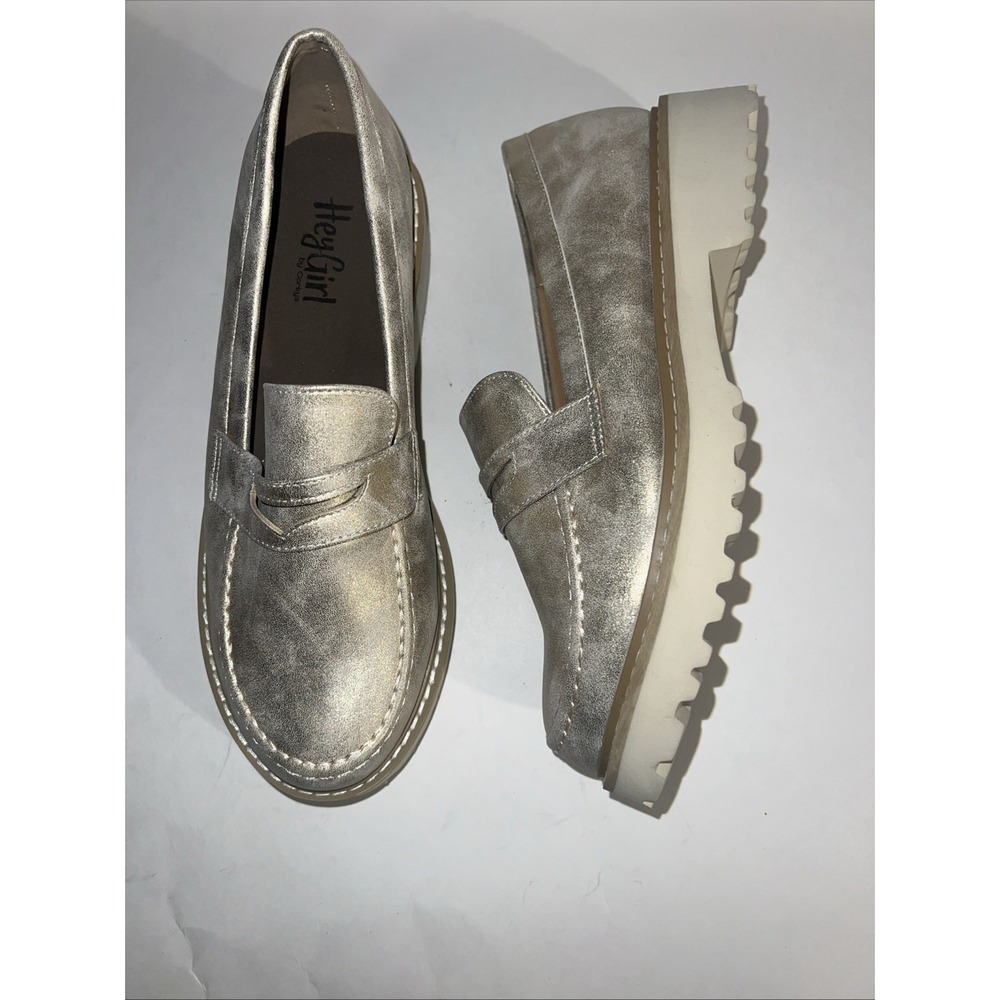 Hey Girl by Corkys Boost Shoe Size 9 Metallic